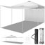 10 pi. X 10 pi Auvent escamotable avec deux parois latérales extensibles-107234923