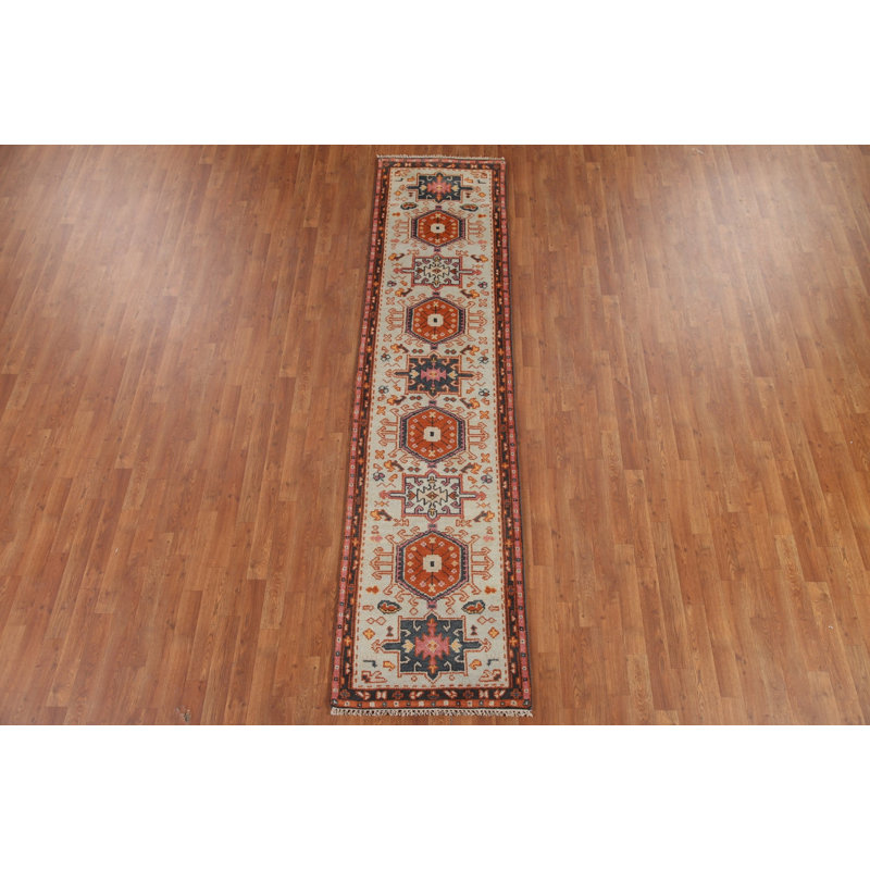 Tapis de couloir oriental géométrique 2 x 10