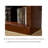 Elegant Rubberwood Bookshelf with Ornate Details