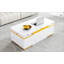 Table basse à plateau relevable VIBE HAUS avec tabourets de rangement, table centrale multifonctionnelle réglable pour le salon