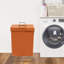Organisateur de paniers à linge pliable avec cadre en X pour cendrier et poignées pour salle de bain-1667396087