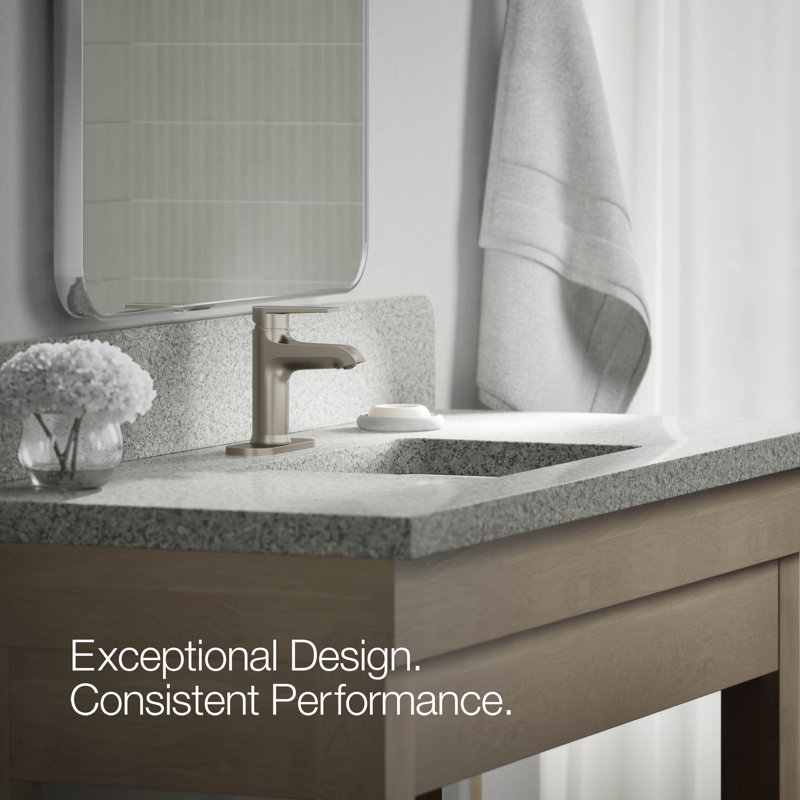 Hint Single-Handle Bathroom Sink Faucet, 1.2 Gpm, Brushed Nickel