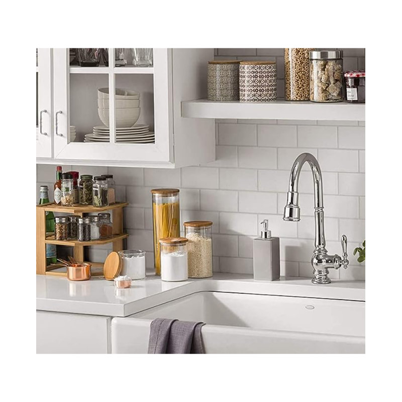 Genicook 5 Piece Kitchen Canister Set