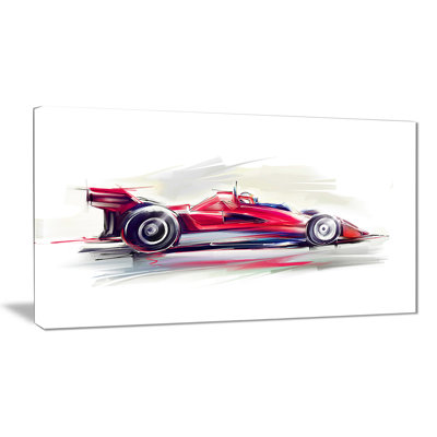 " Red Formula One Car "