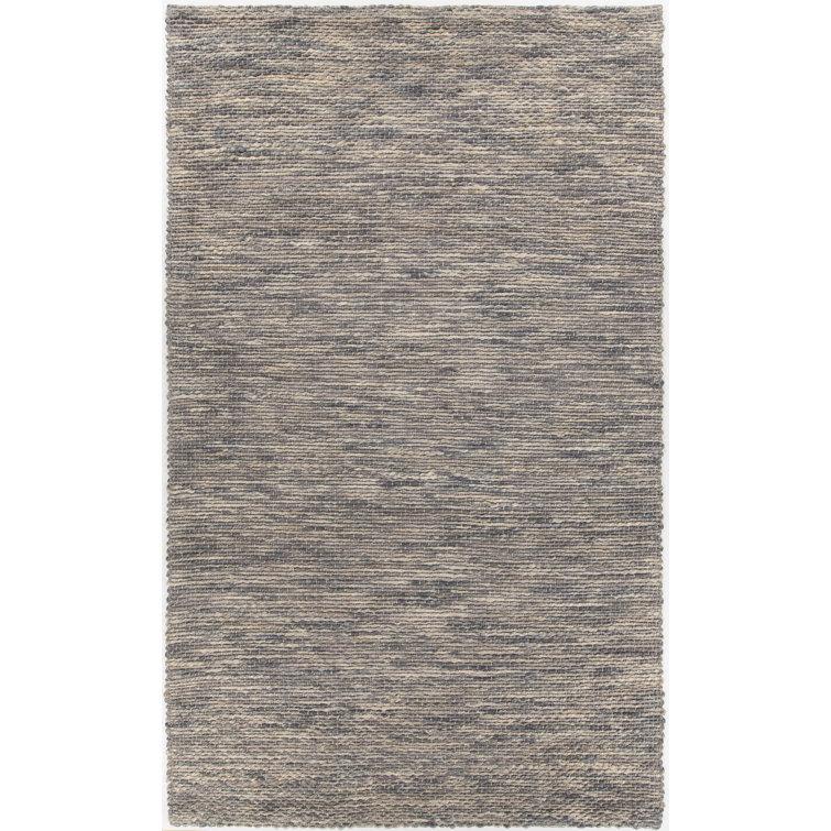 Tapis gris/noir tissé à la main Camacho