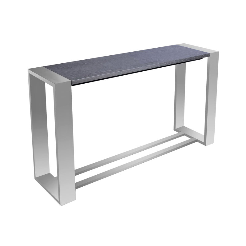 Ajah 53'' Console Table, Grey Elm