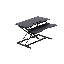 Bureau d'ordinateur à hauteur ajustable 5,5 po à 19,6 po (noir)