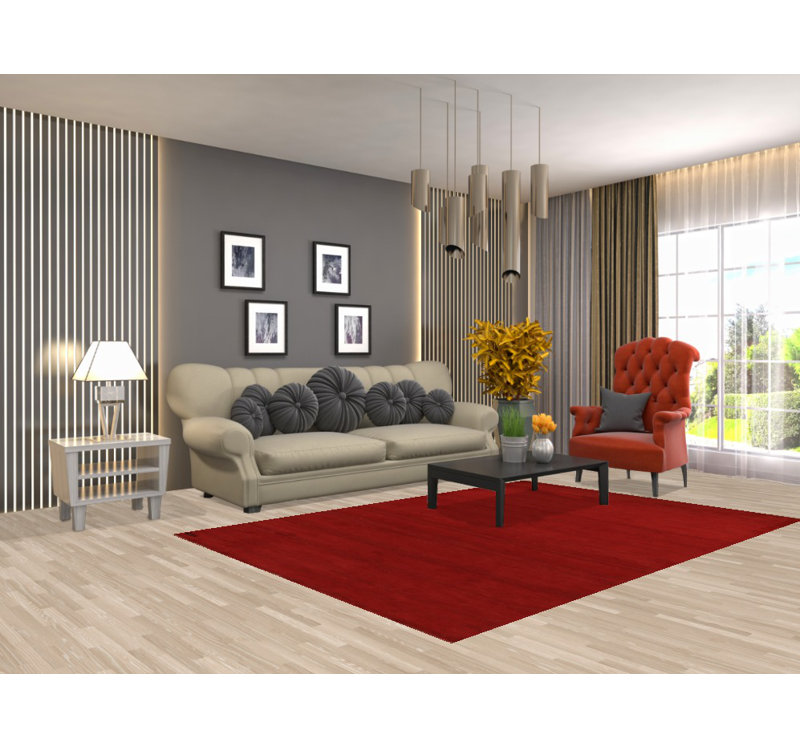 Tapis moderne fait à la main Gabbeh 6 x 8
