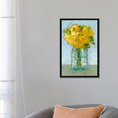 « impressionniste floral study iii », reproduction sur toile