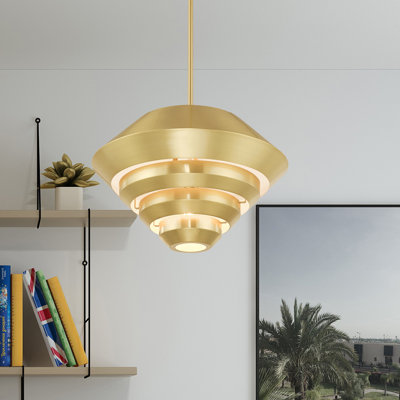 Luminaire suspendu géométrique à 1 lumière Amsterdam