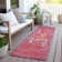 Washable Floral Indoor / Outdoor Rug