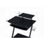 Bureau de jeu rectangulaire noir Ordrees