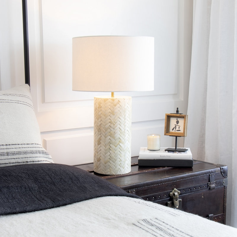 Lampe de table en treillis