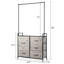1cm W Chest of Drawers