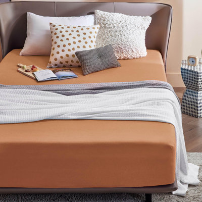 Bedsure Soft Brushed Bed Fitted Sheet With 40cm Deep Pocket