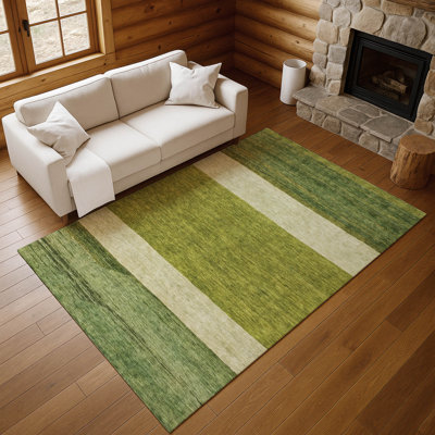 Premium Machine Washable Brennon AMF1624 Stripes Rug