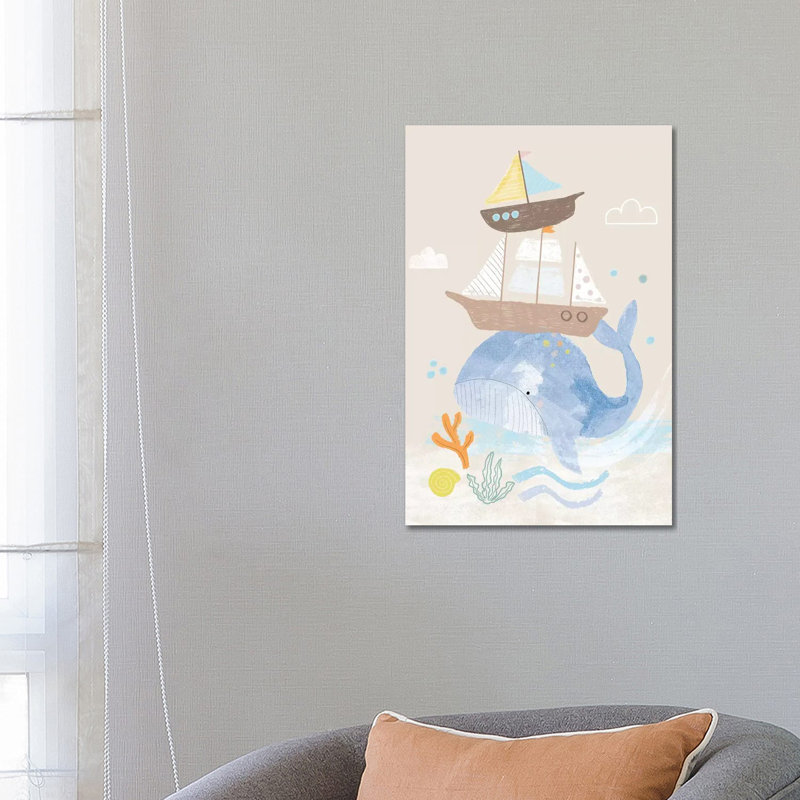 Everyday Under The Sea I by Lisa Barlow - Wrapped Canvas Print, 66.04 cm H x 45.72 cm W