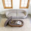 Table basse de salon elliptique de 43,7 po avec rangement caché-2025273432