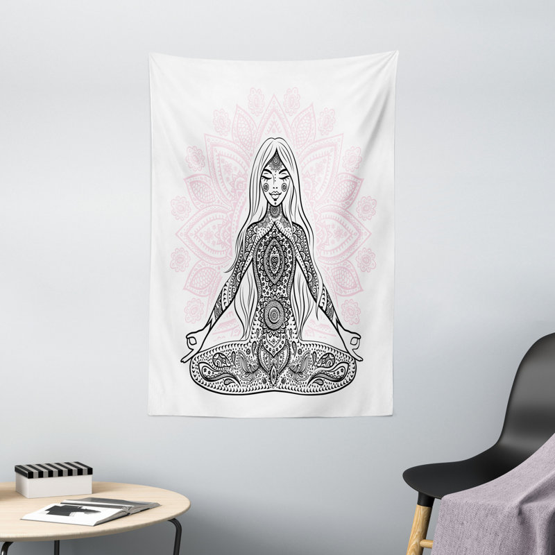 Tapisserie européenne en polyester, H 60 po x l 40 po