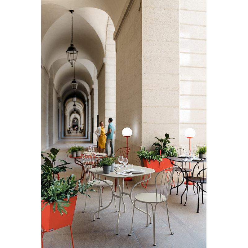 Mooon Lamp LED Floor Lamp, Red Ochre