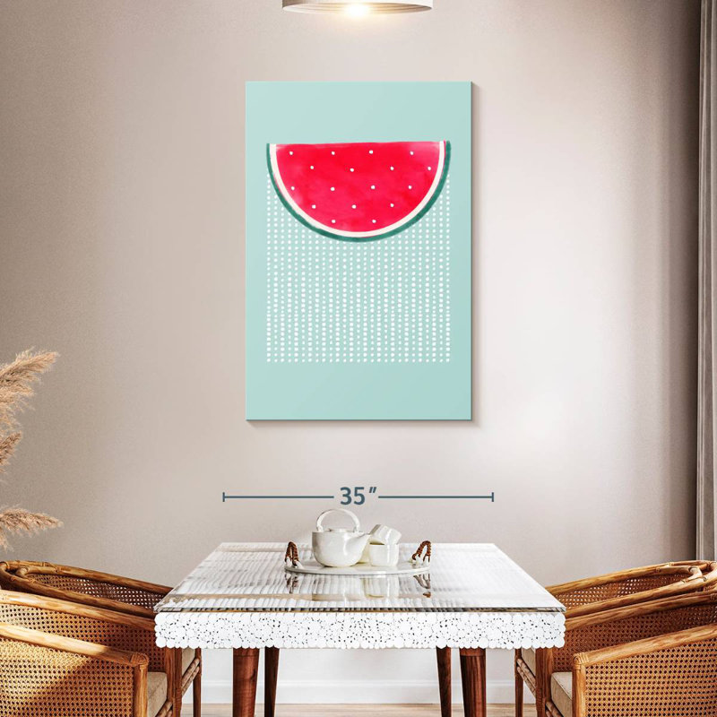 Pluie de melon d'eau Yarlin, H 45 po x l 30 po