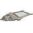 Damascene Coquillage Flat Wall Mirror