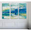 «Sea Isle», reproduction de peinture à l'acrylique à multiples images sur toile tendue avec châssis-23818552