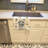 Miniature Silver Poodle Coffee Bar Kitchen Towel-1168063420