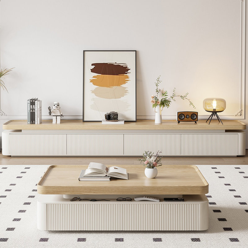 Crédence de rangement 94,5 W Modern Minimalist Creative, Brun orangé