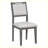6-Piece Retro Dining Set, 1 Rectangular Table with 4 Upholstered Chairs and 1 Bench-81858188