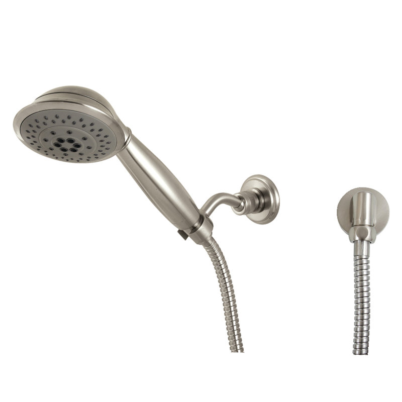 Ensemble de douche à main multifonction Kingston Brass Showerscape, Nickel brossé