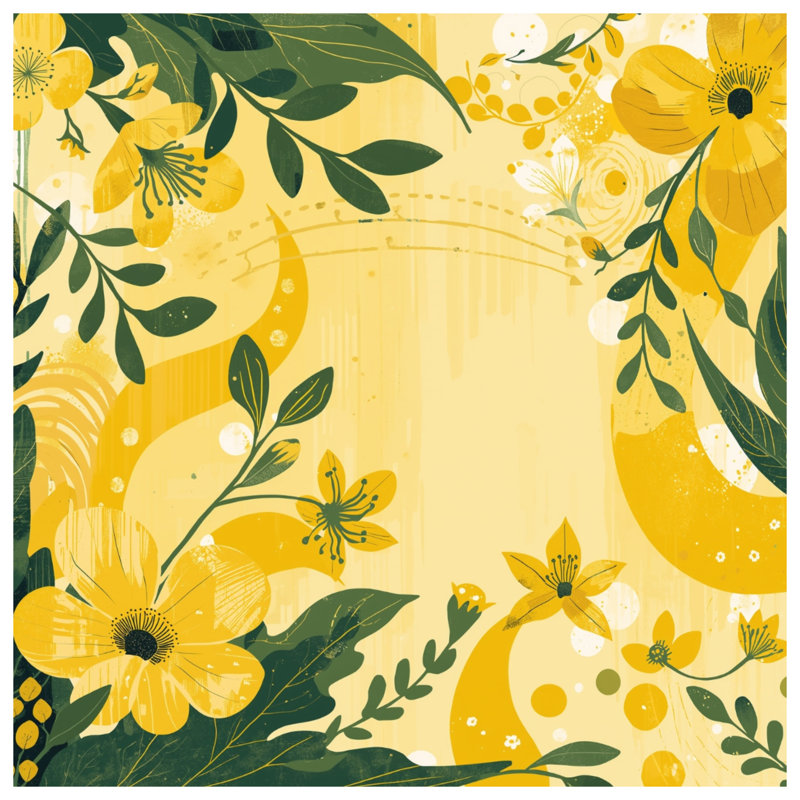Couvre-lit matelassé jaune à motif floral toutes tailles, Grand lit