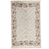 Hand Woven Silk and Wool Floral Area Rug
