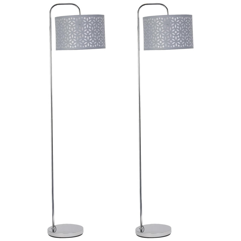 Shatzer 20cm Arched Floor Lamp Set