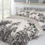 NightComfort Monochrome Zebra Palm Duvet Cover Set With Pillowcase-77056861