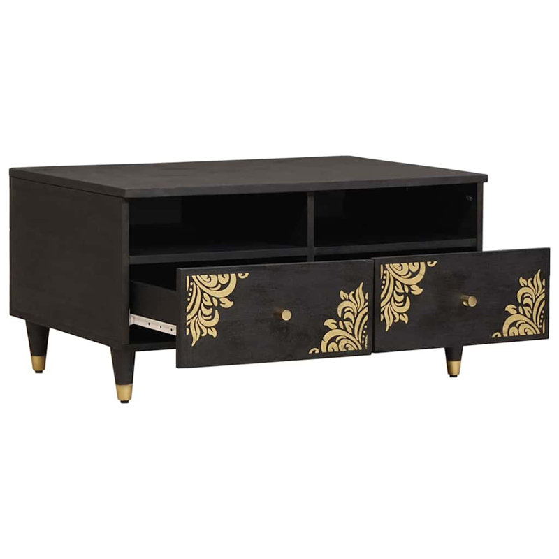 Solid Wood Coffee Table with Storage