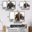 Warrior Red Viking Portrait - Ensemble de décorations murales Warrior Viking-107199319-107199327