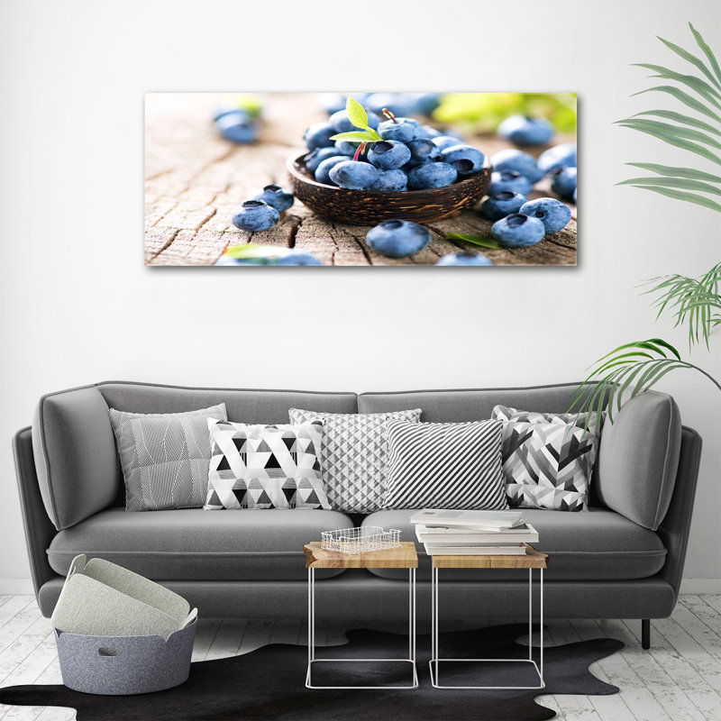 Blueberries - Wrapped Canvas Print