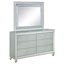 Commode 6 tiroirs avec miroir Kerynn