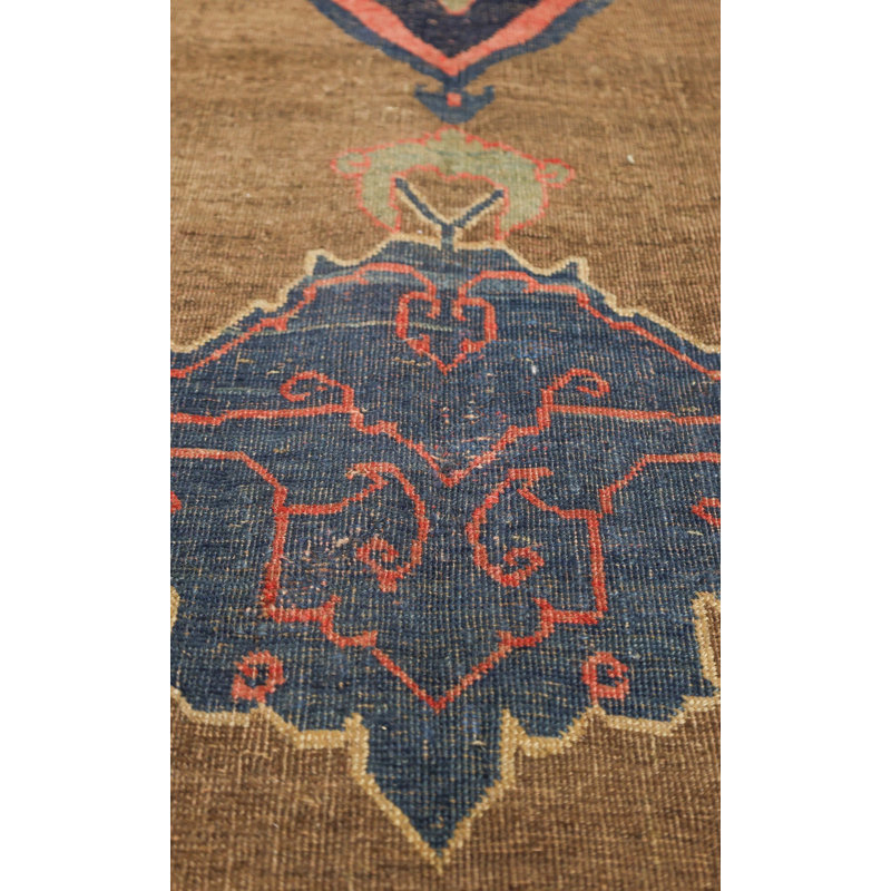 Antique Bijar Wool On Wool 9Ft6inx15ft9in Camel