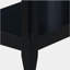 Table d'appoint noire avec tablette inférieure-1270098520