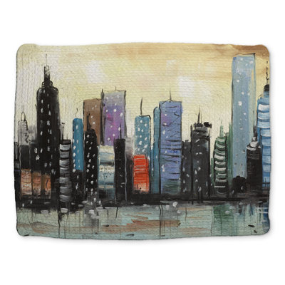 Napperon Skyline Cityscape Décoration intérieure