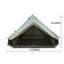 Grande tente de style campagnard en forme de cloche avec four de 13,1 pi pour 4 à 8 personnes-130845000-130845001-130845002