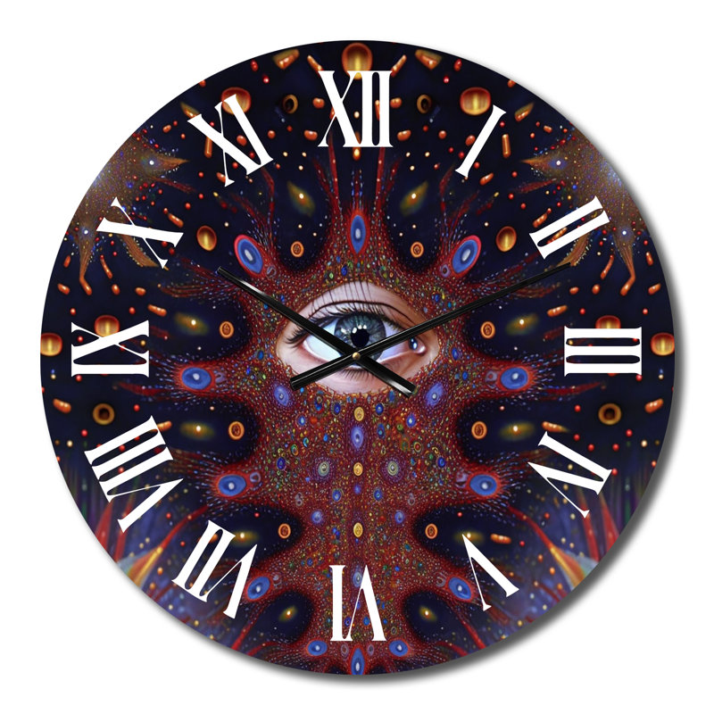 Horloge murale Sacred Vision Eye of Consciousness VII, Petit