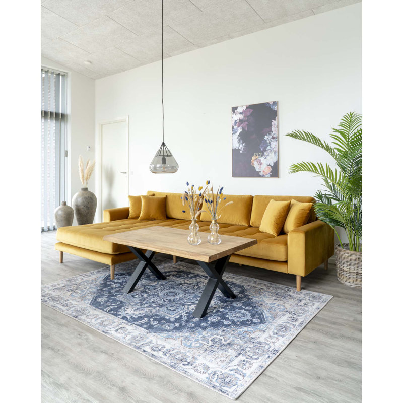 Elsass Cross Legs Coffee Table, Nature