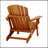 Oversize Wooden Outdoor Folding Adirondack Chair With Pre-Assembled Backrest & Seatboard, Durable And Comfortable For Garden, Patio, And Deck-1176411630