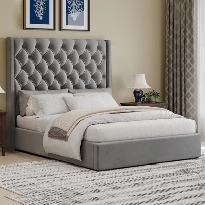 Luxurious Upholstered Bed with Exquisite Design for Ultimate Comfort