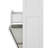 Tall Bathroom Cabinet With Laundry Basket, Freestanding Cabinet With Doors, Storage Space Tilt-Out Laundry Hamper-1839794978