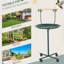 48" Rolling Bird Activity Centre With Perch Playground For Training And -
