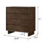 Commode 4 tiroirs brun chaud